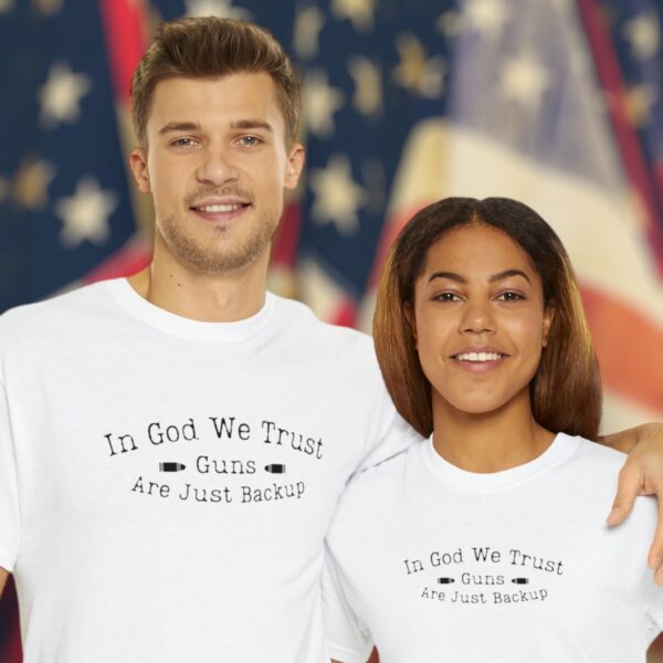 Embrace Patriotism and Faith with the &#8220;In God We Trust&#8221; T-Shirt: A Testament of Christian American Spirit