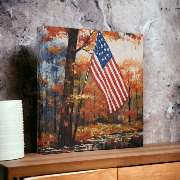 Uniting Old Glory and Autumn Glory: A Tribute to American Freedom and Fall&#8217;s Splendor