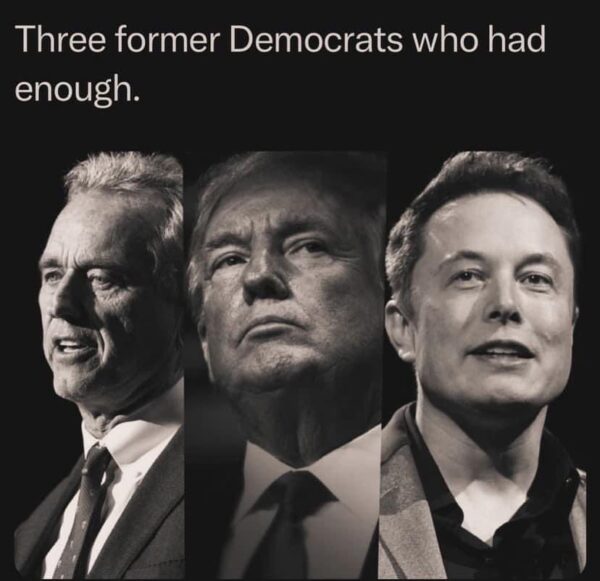 Former Democrats Who Had Enough: RFK Jr, Elon Musk, and Donald Trump