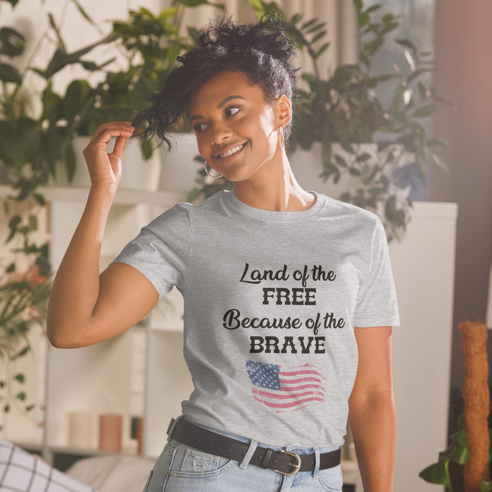 Land Of The Free Because Of The Brave T-Shirt